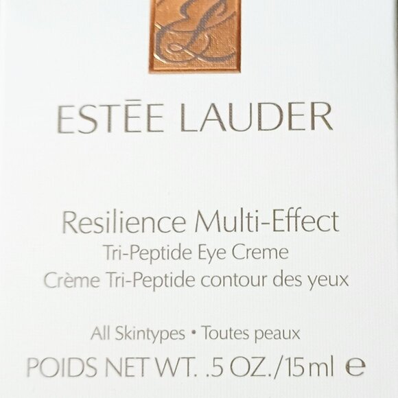 NWOT: Brand New Estée Lauder Resilience Multi-Effect Tri-Peptide Eye Creme .5 oz - Picture 2 of 3